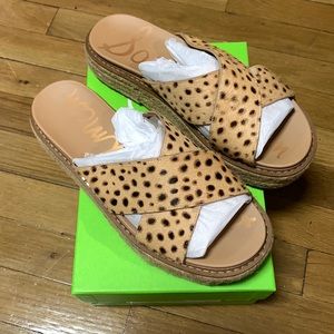 Sam Edelman sandals KORINA, TANCHEETAH BRHM US size 8.